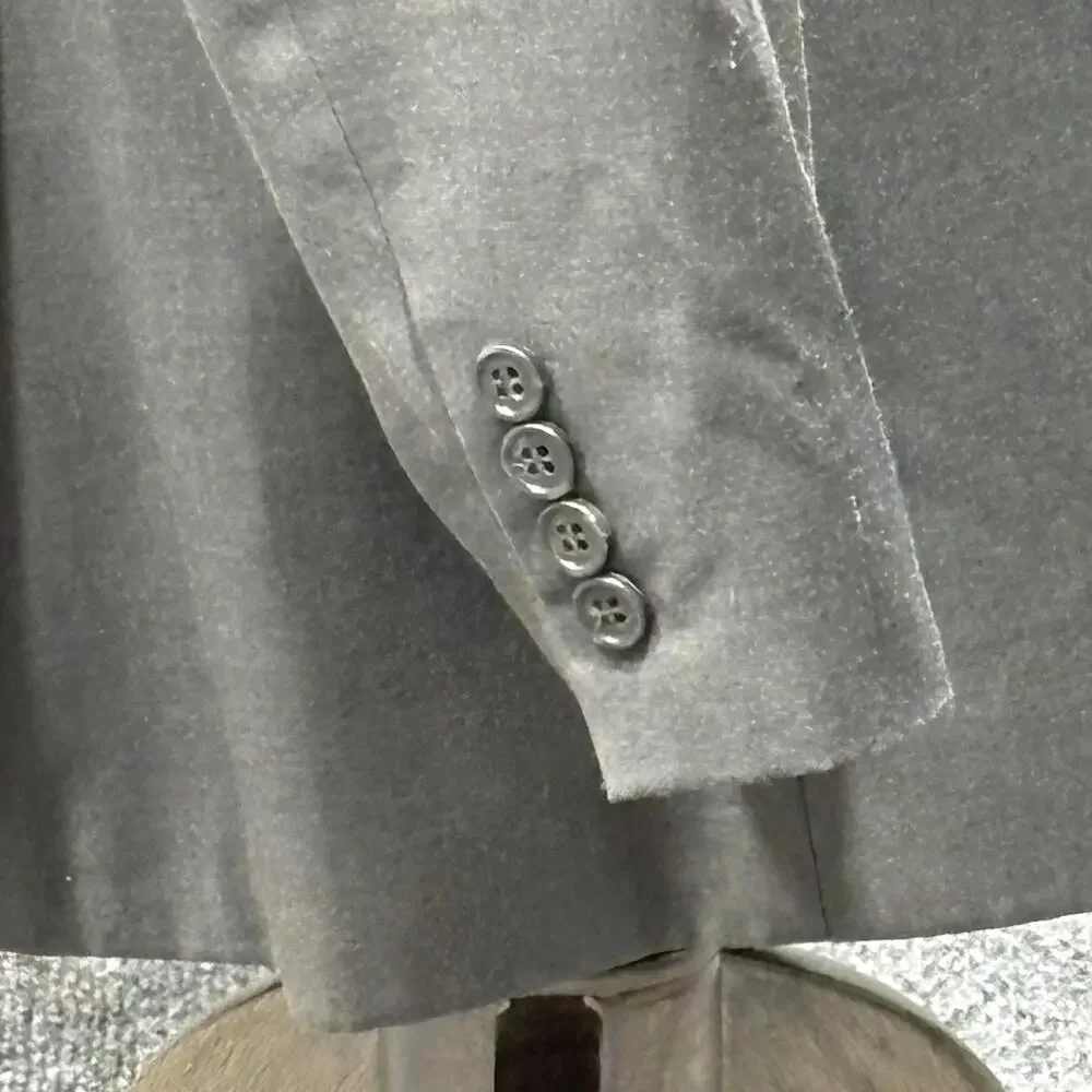 Michael Kors Blazer Mens 48L Gray Two Button Sport Coat Jacket Lined Classic